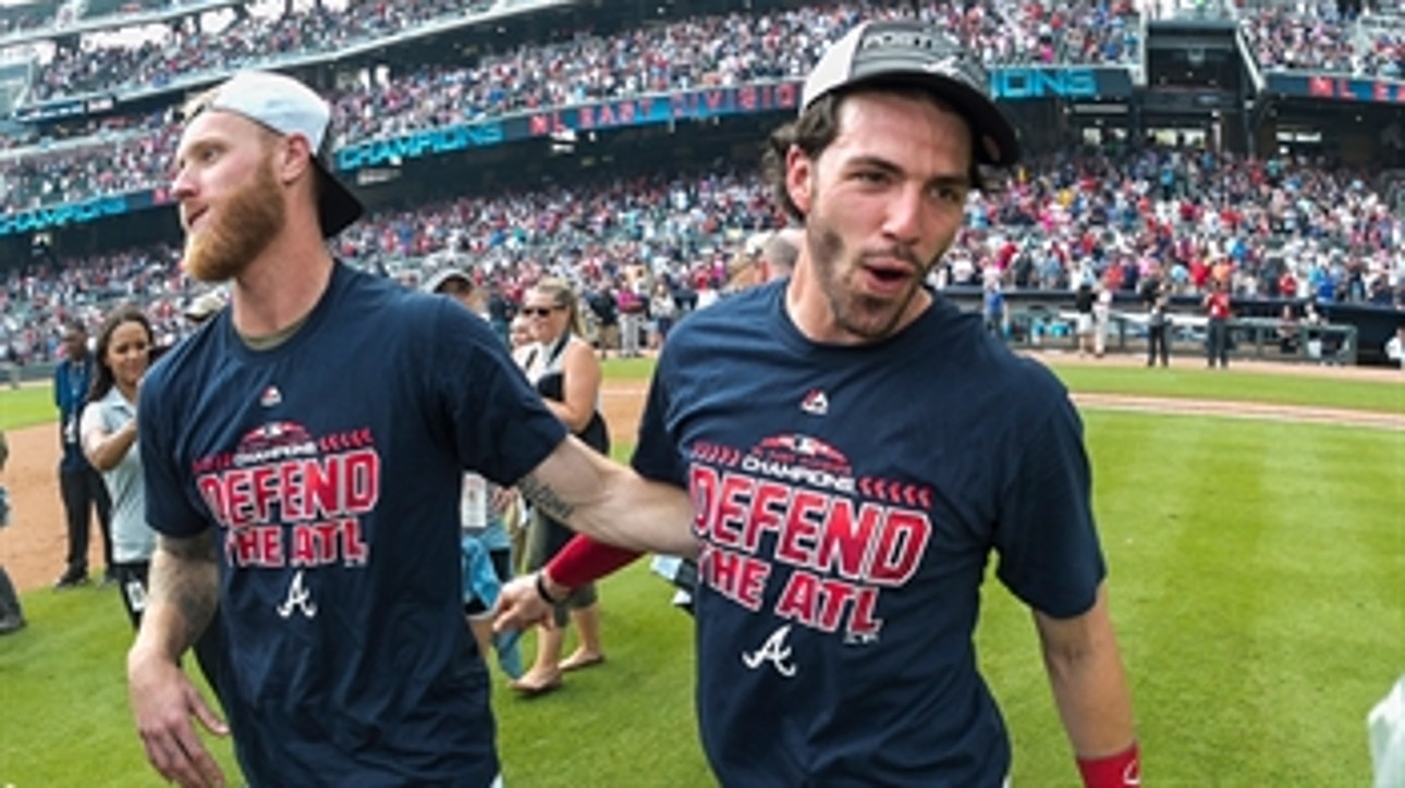 Injured Dansby Swanson hopeful to play in later playoff rounds