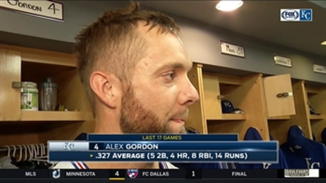 Alex Gordon says changes in approach have led to September success