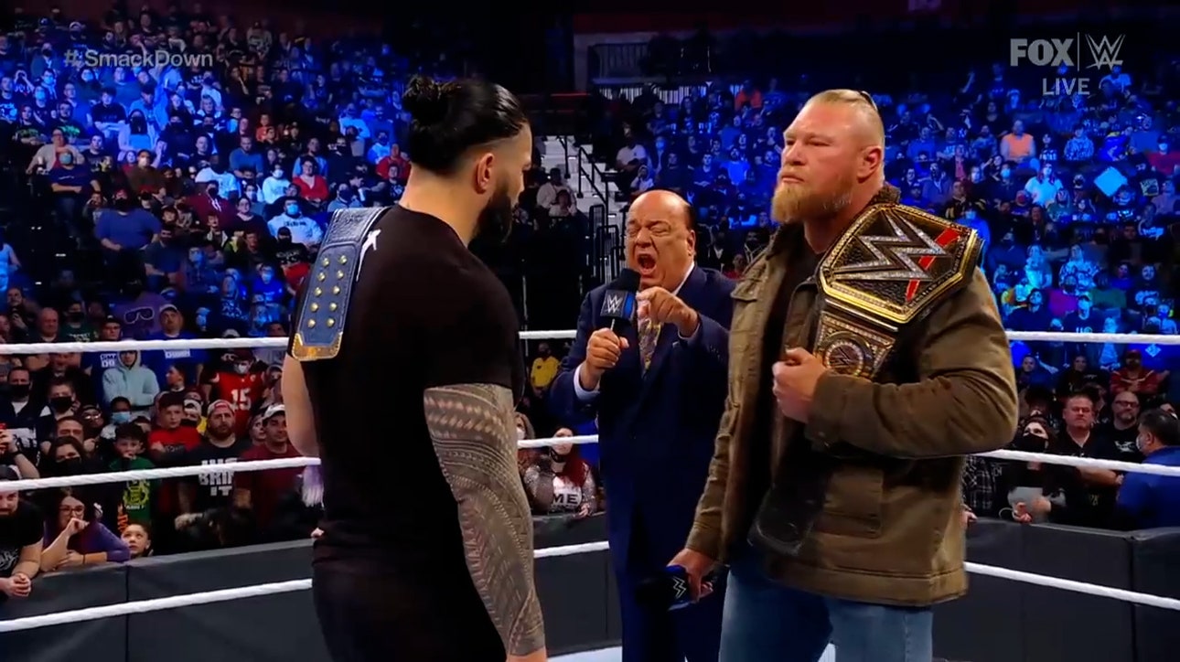 Brock Lesnar challenges the Tribal Chief, "Roman Reigns, acknowledge me!"