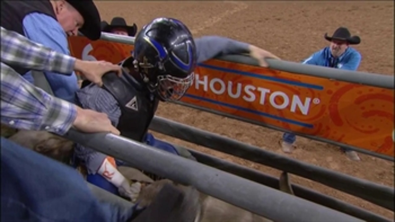All you gotta do is stay on for 8 to qualify ' Bull Riding ' RODEOHOUSTON