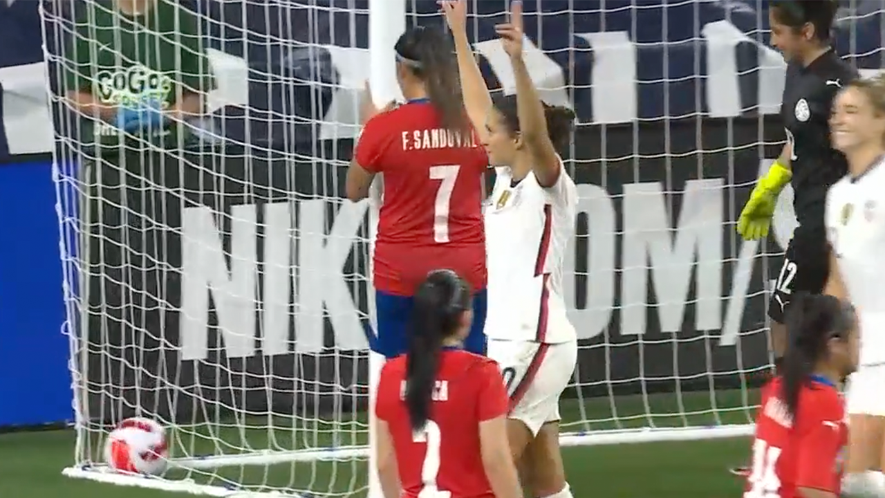 Carli Lloyd scores sixth goal in last two matches vs Paraguay