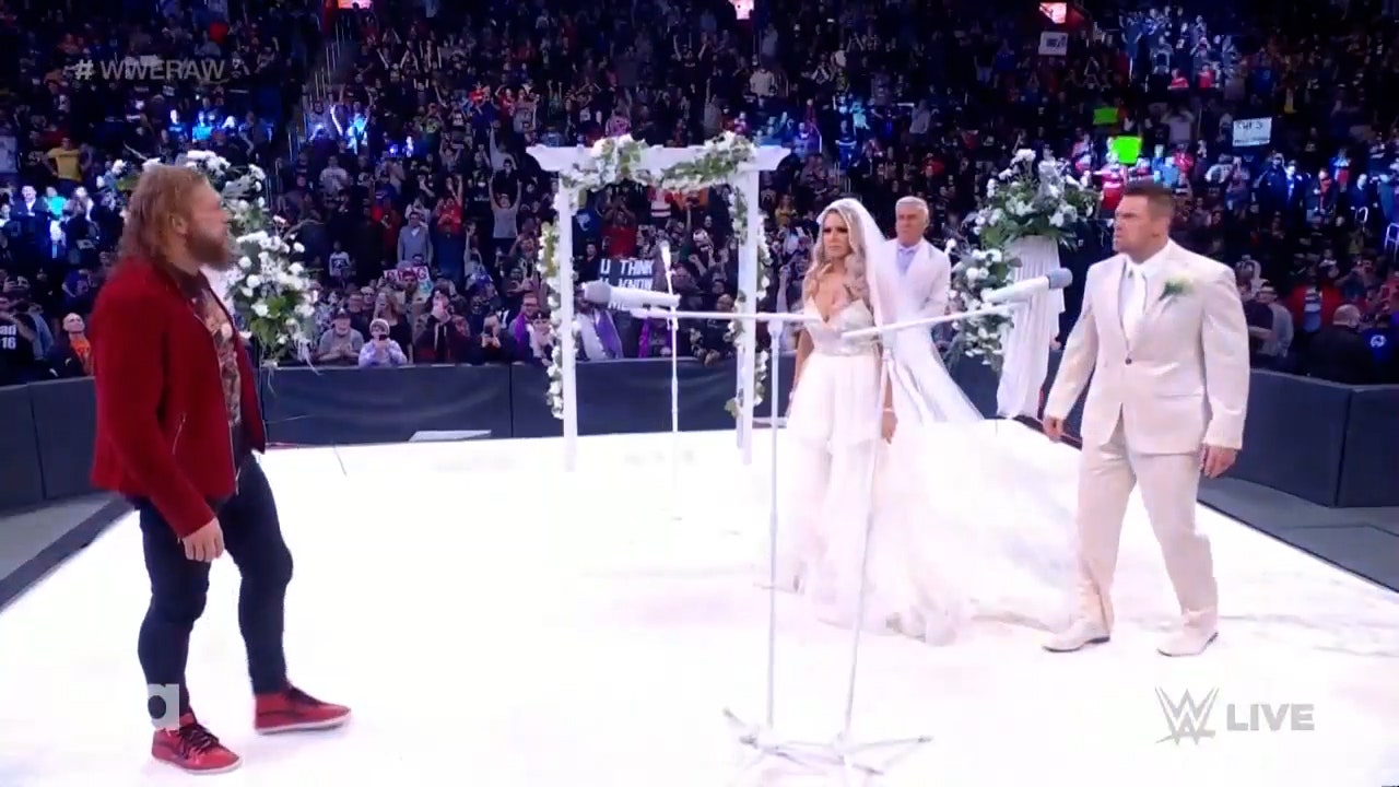 Edge has a surprise for Miz and Maryse during their wedding vow renewal ' WWE on FOX
