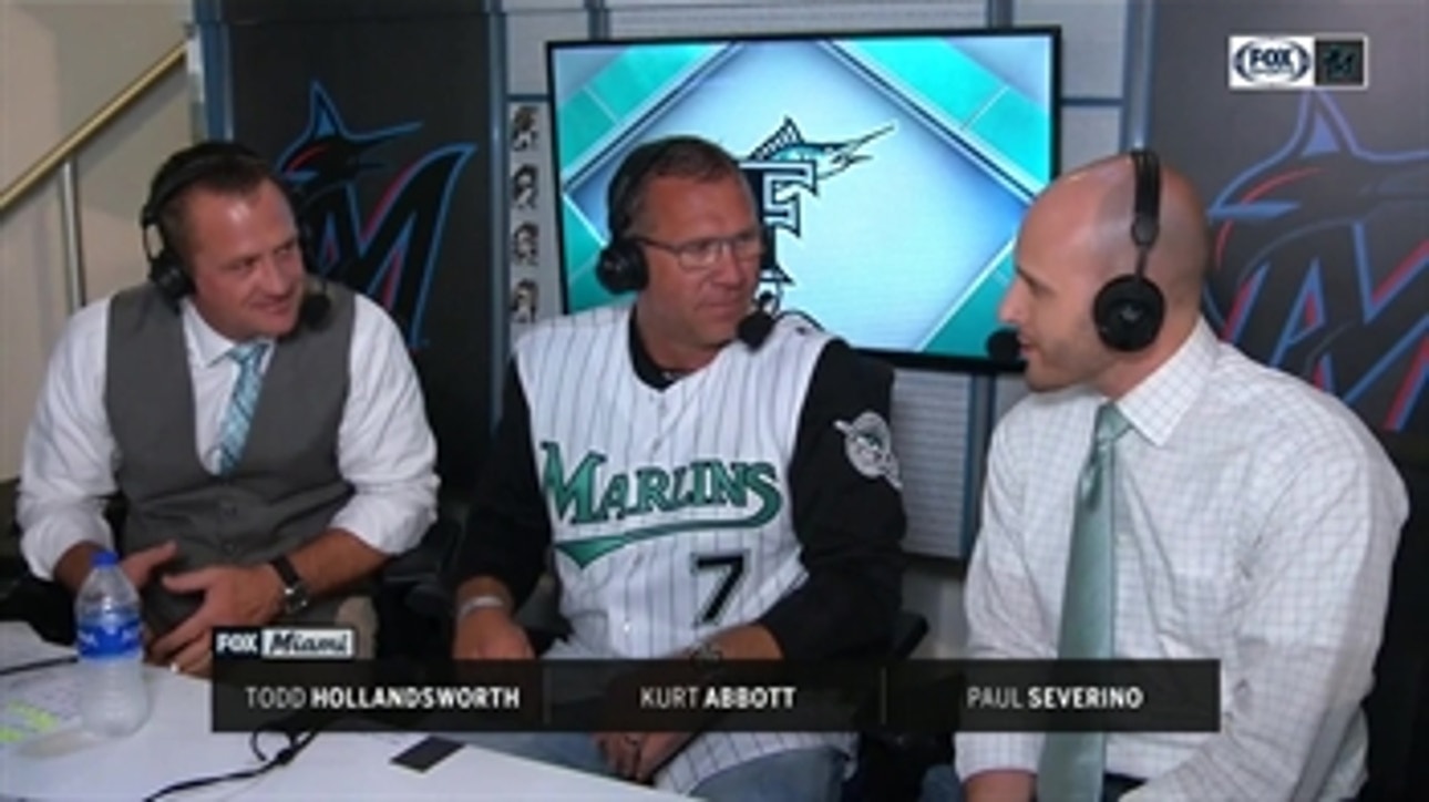 Kurt Abbott stops by the booth to reminisce on Marlins' 1997 World Series Championship