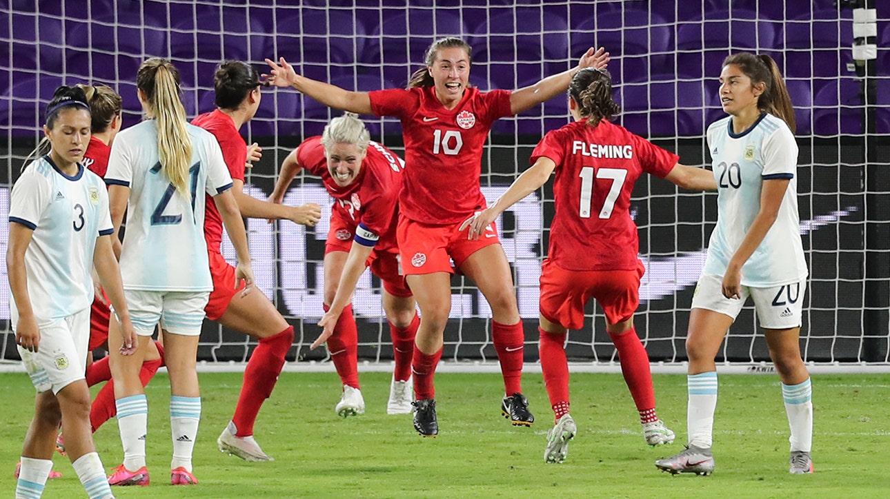 Canada's goal in the closing moments seals 1-0 win over Argentina