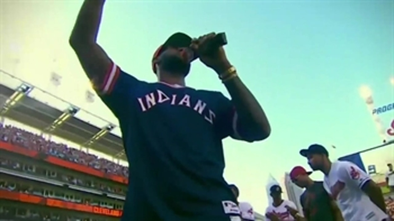 LeBron James to Indians fans: 'It's Cleveland versus the world!'