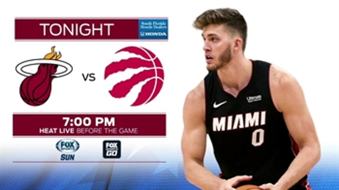 Heat hit the road to take on streaking Raptors