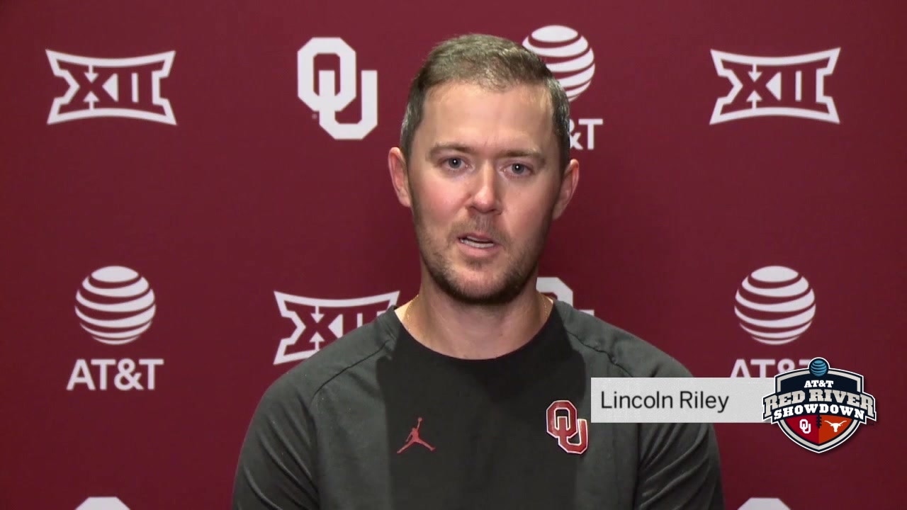 Lincoln Riley talks OU/Texas ' AT&T Red River Showdown Preview Show