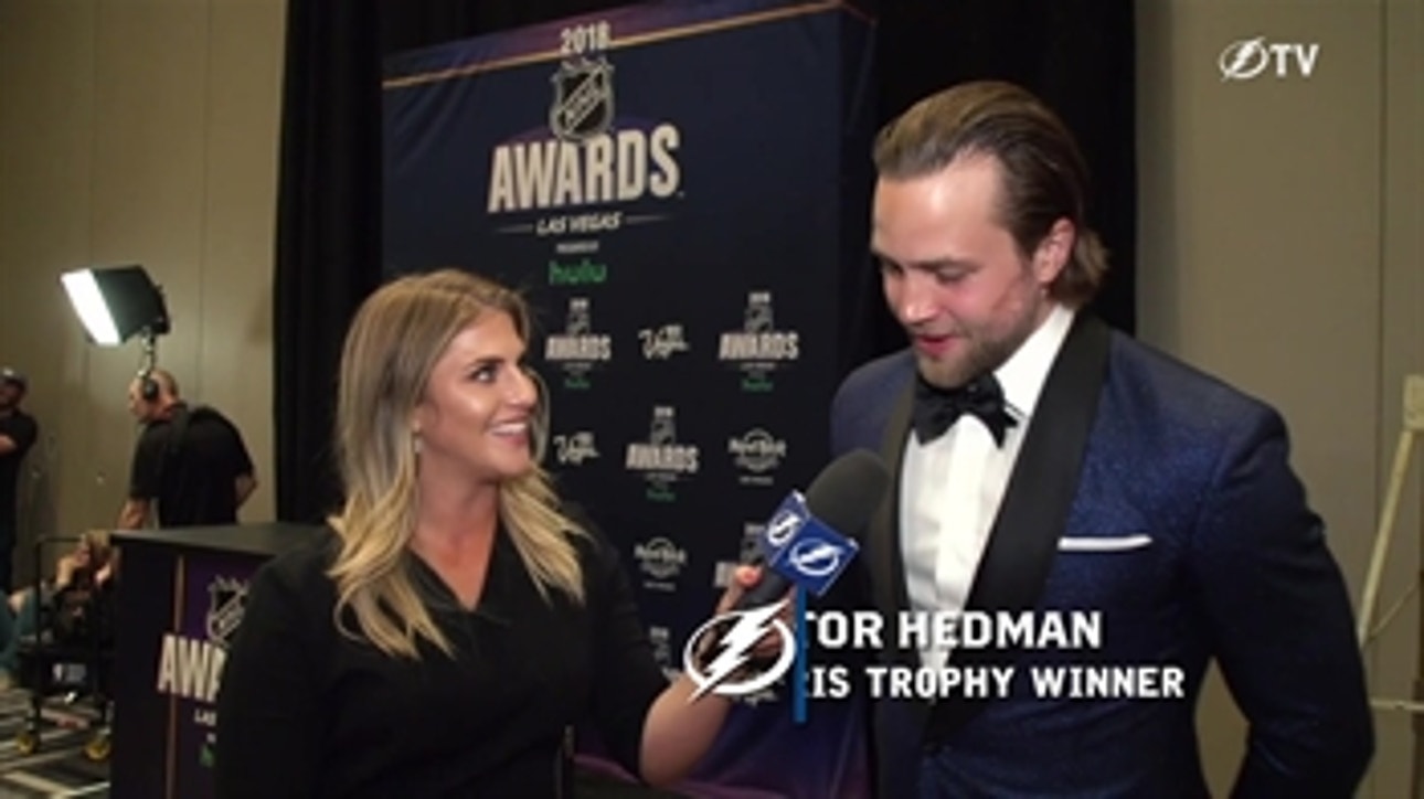 Victor Hedman on the 'surreal' experience of winning the Norris Trophy