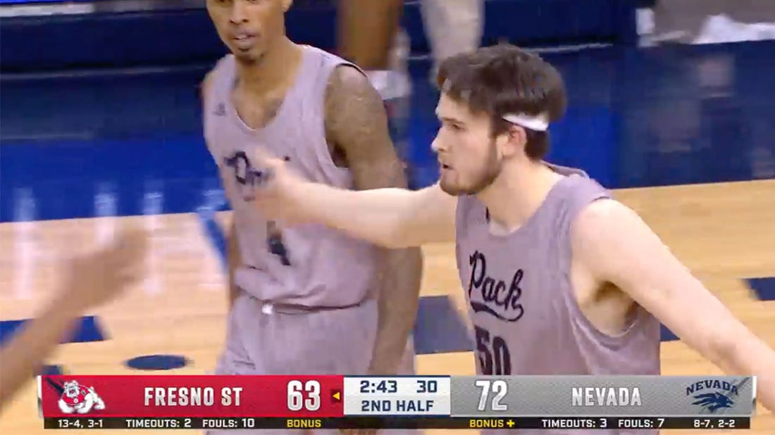 Nevada takes down Fresno State, 77-73 behind Grant Sherfield's 17 points