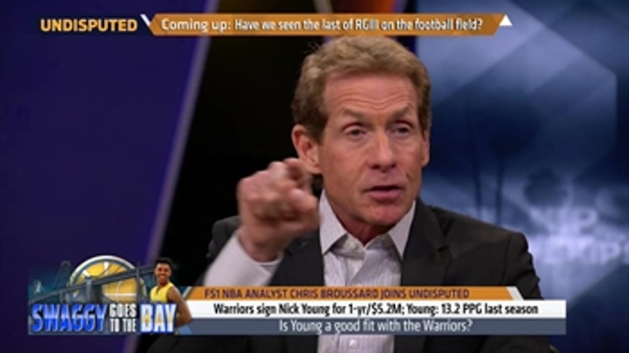 Kevin Durant and Nick Young? 'Swaggy P' signs with the Warriors | UNDISPUTED