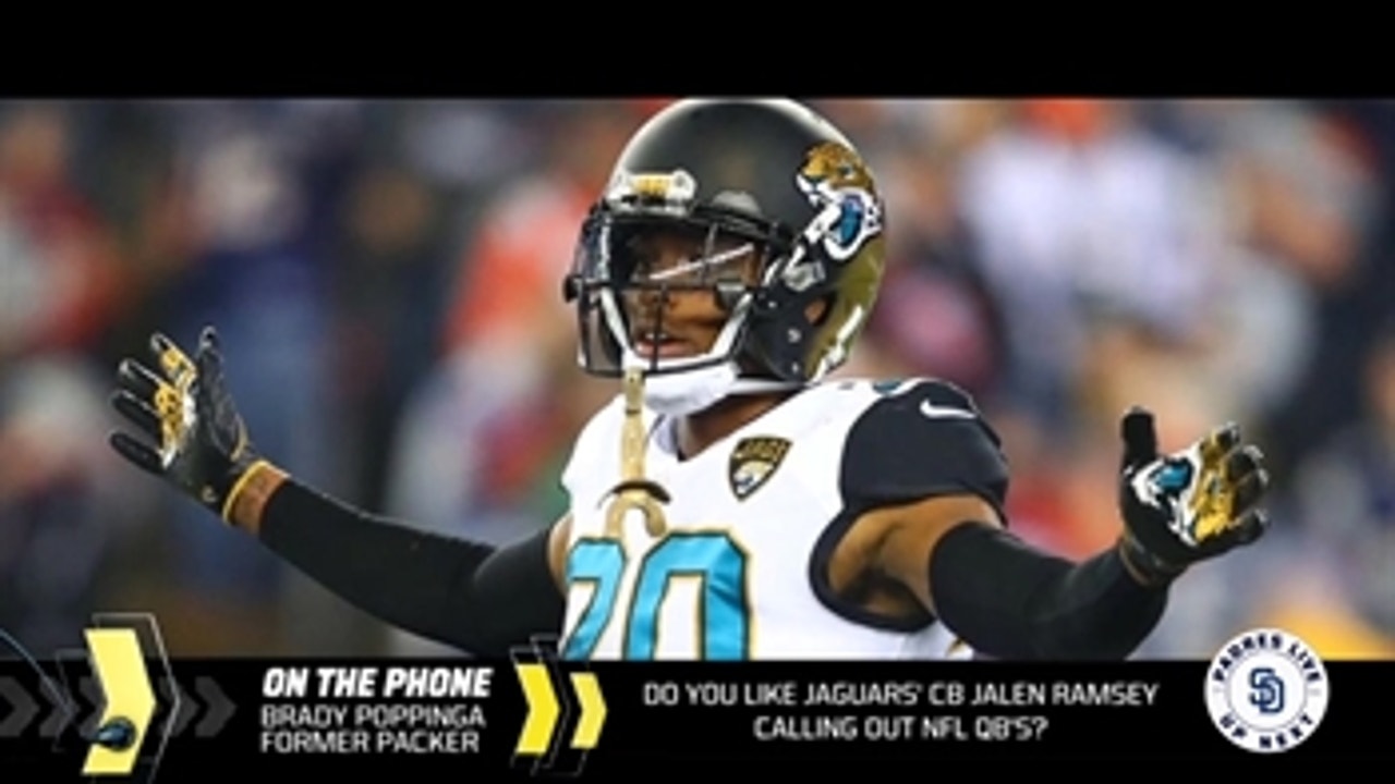 Are you good with Jalen Ramsey calling out opposing quarterbacks?