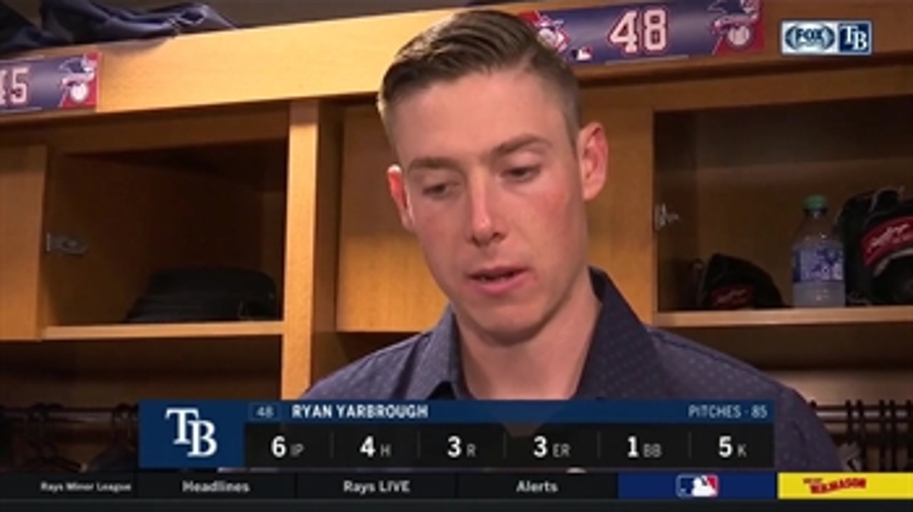 Ryan Yarbrough on facing Houston's potent lineup after Game 2 loss