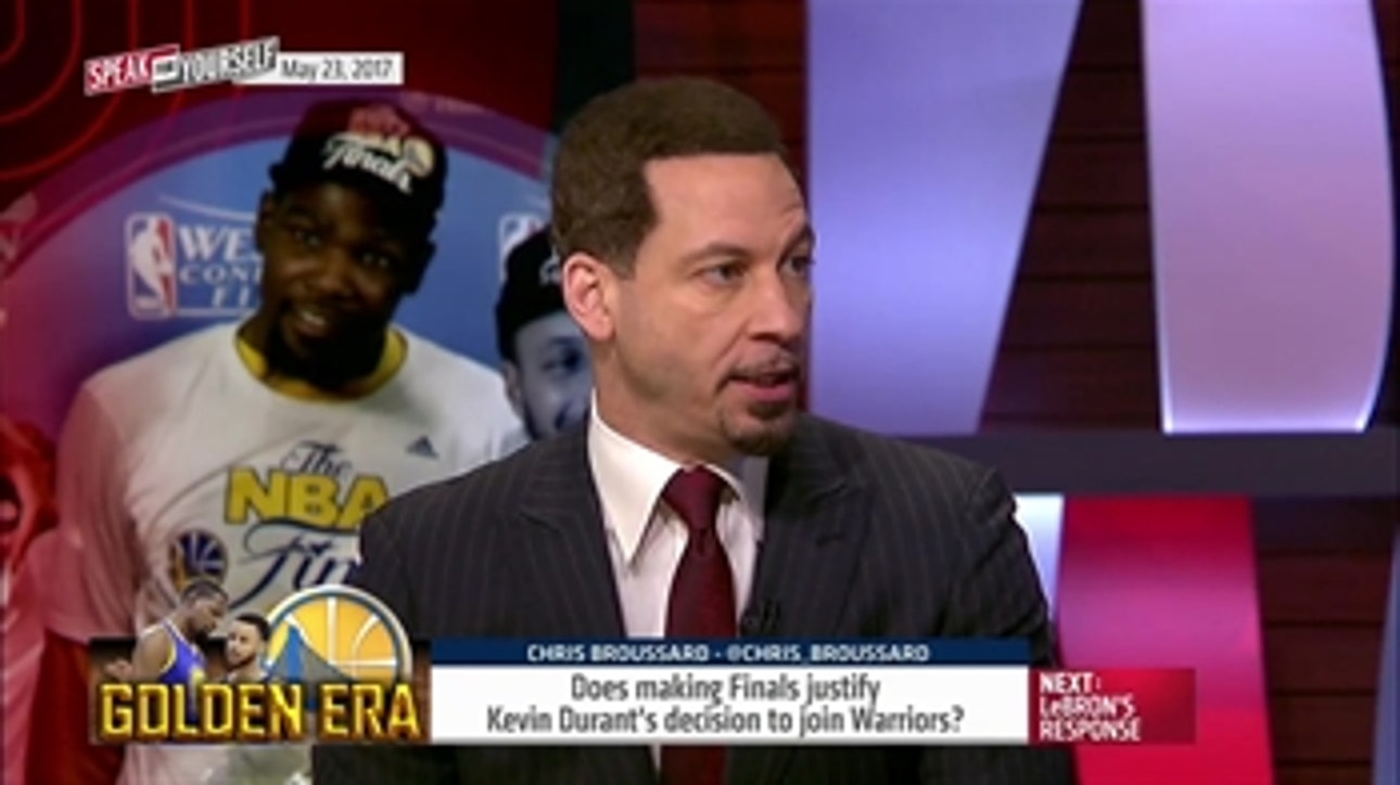 Kevin Durant can justify move to Golden State with NBA Finals championship | SPEAK FOR YOURSELF