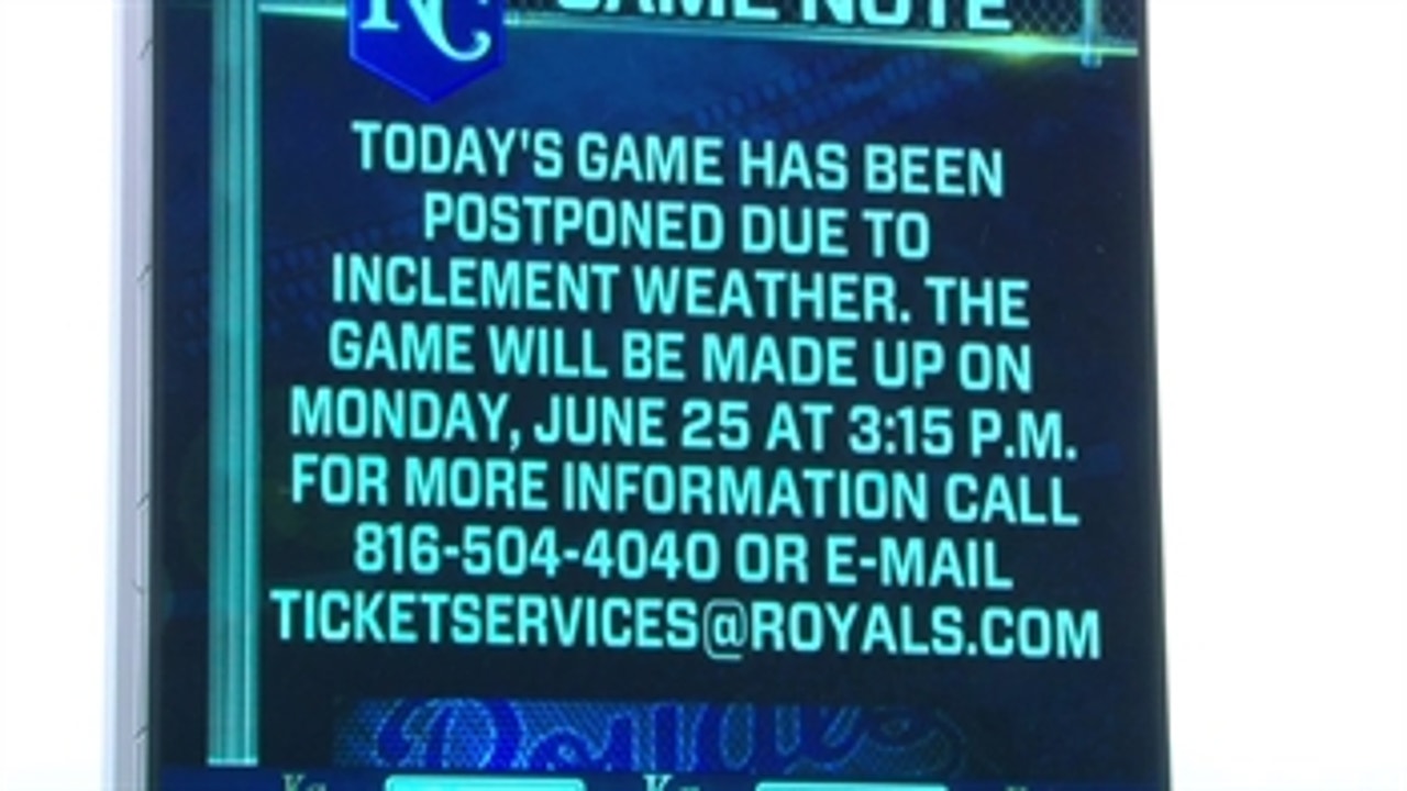 Postponed: Angels at Royals moved because of weather
