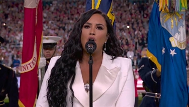 Watch Demi Lovato perform the National Anthem at Super Bowl LIV