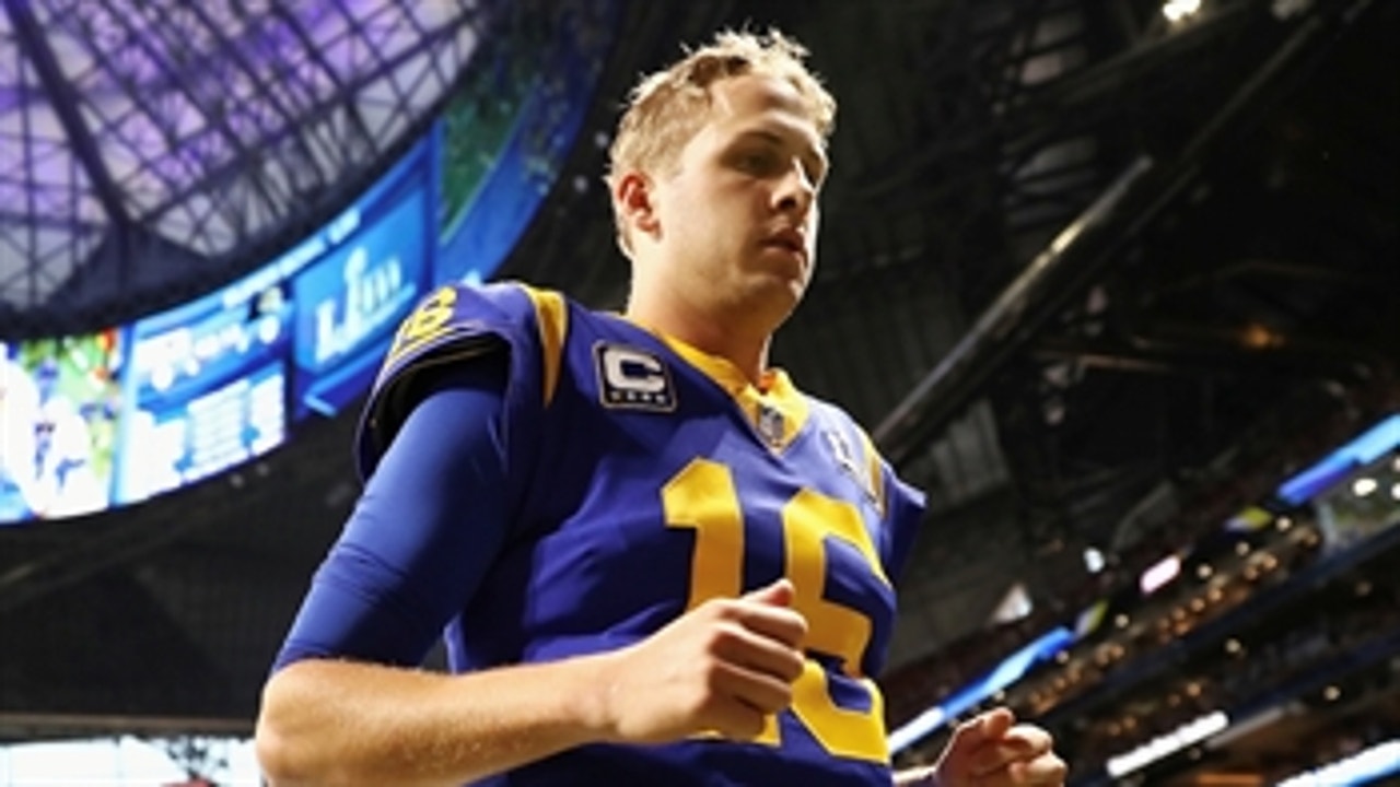Shannon Sharpe gives Jared Goff an 'F' for his Super Bowl performance