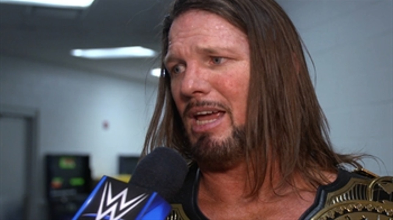 AJ Styles oozing confidence heading into WWE Clash of Champions: WWE Network Exclusive, Sept. 25, 2020