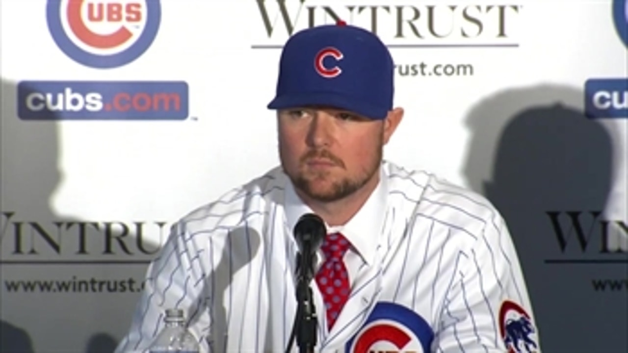 Jon Lester introduced by the Chicago Cubs