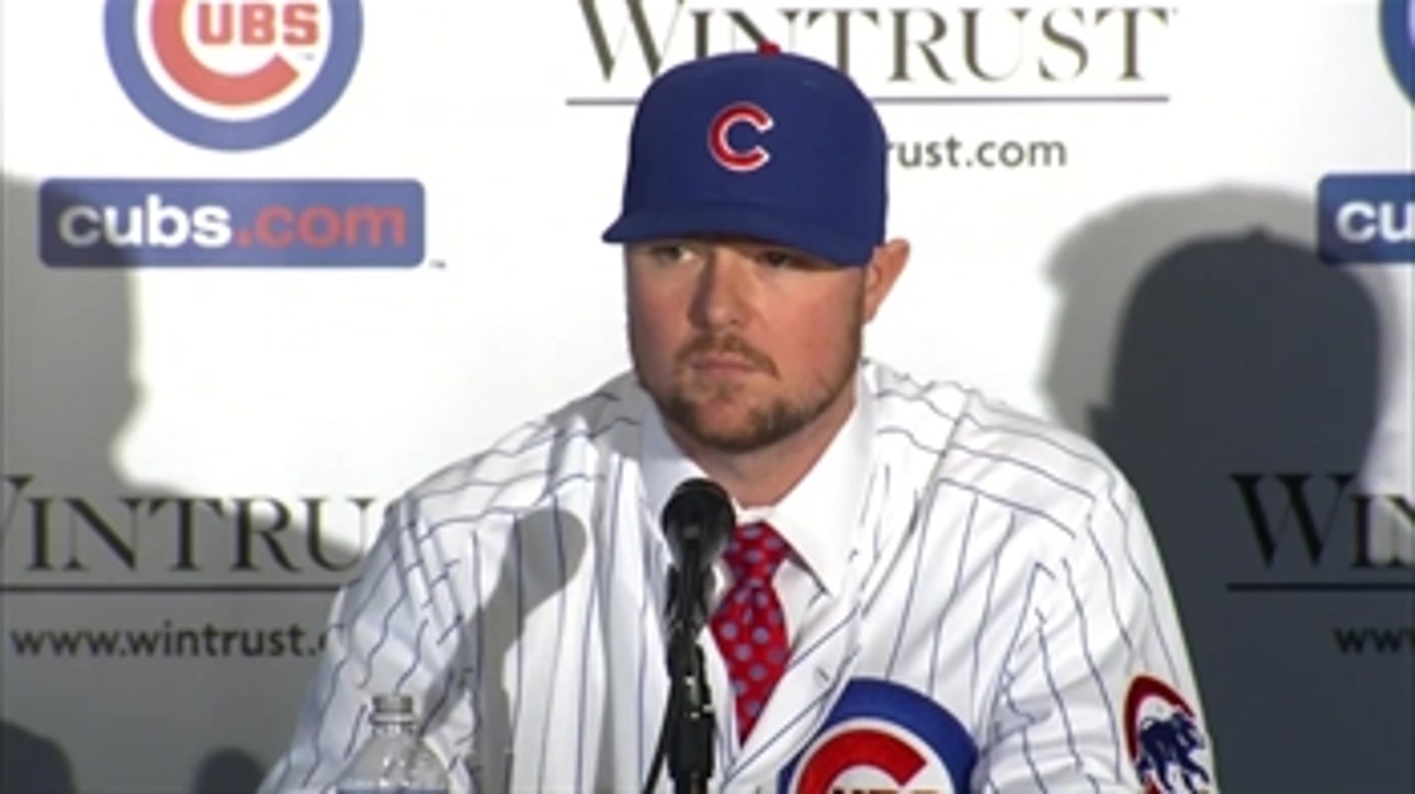 Jon Lester introduced by the Chicago Cubs