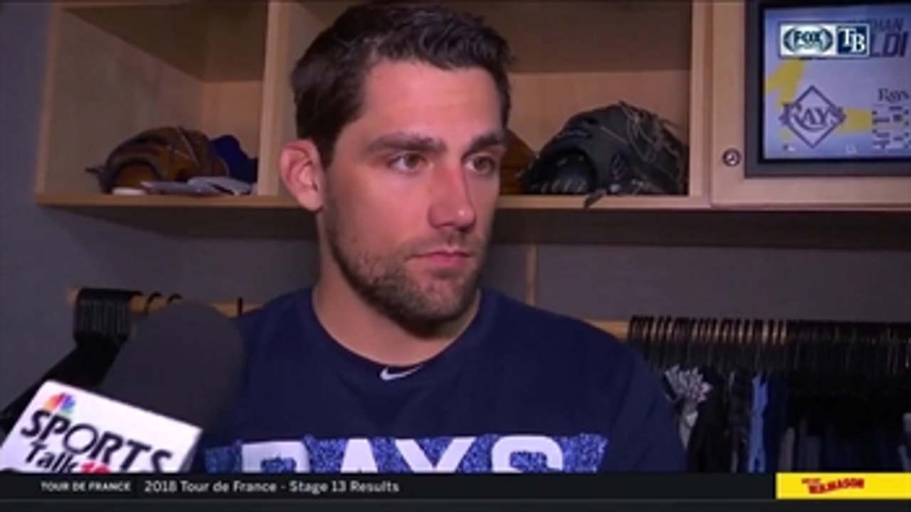 Nathan Eovaldi breaks down his performance in loss to Marlins