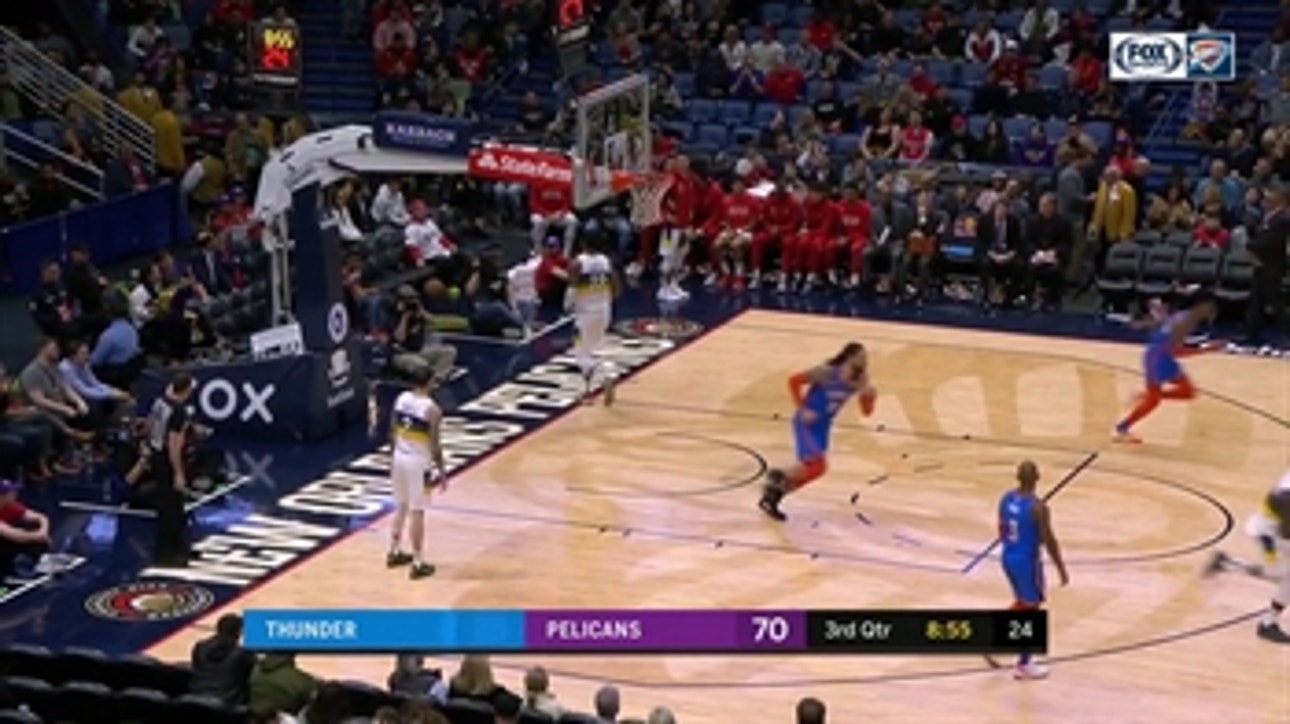 HIGHLIGHTS: SGA Dishes to Steven Adams