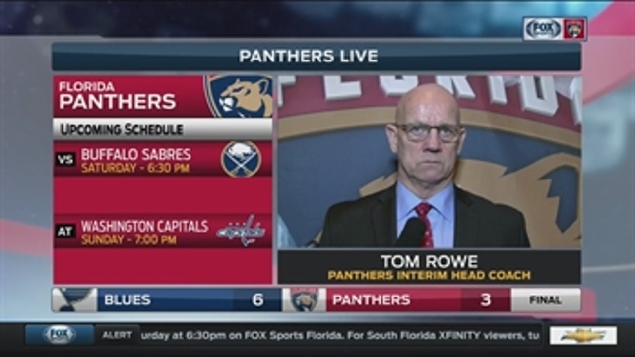 Tom Rowe: We never gave up, that's for sure