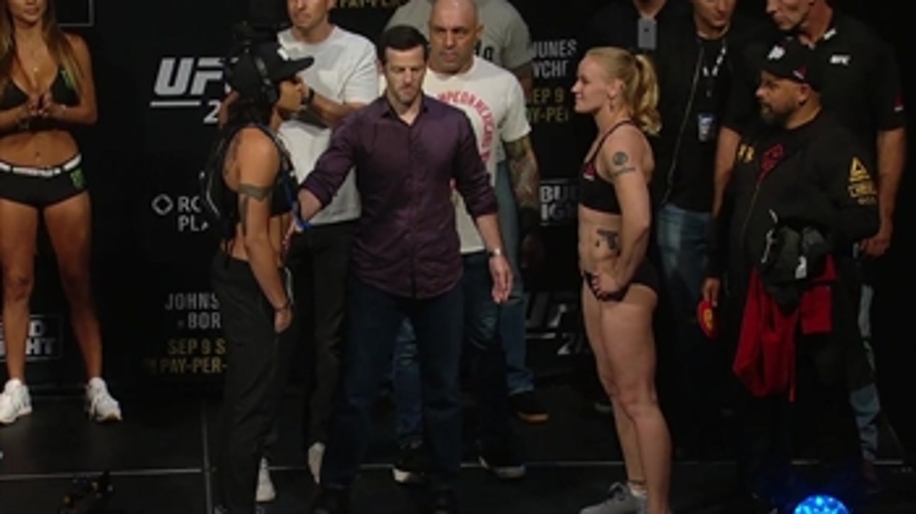 Amanda Nunes vs. Valentina Shevchenko ' Weigh-In ' UFC 215