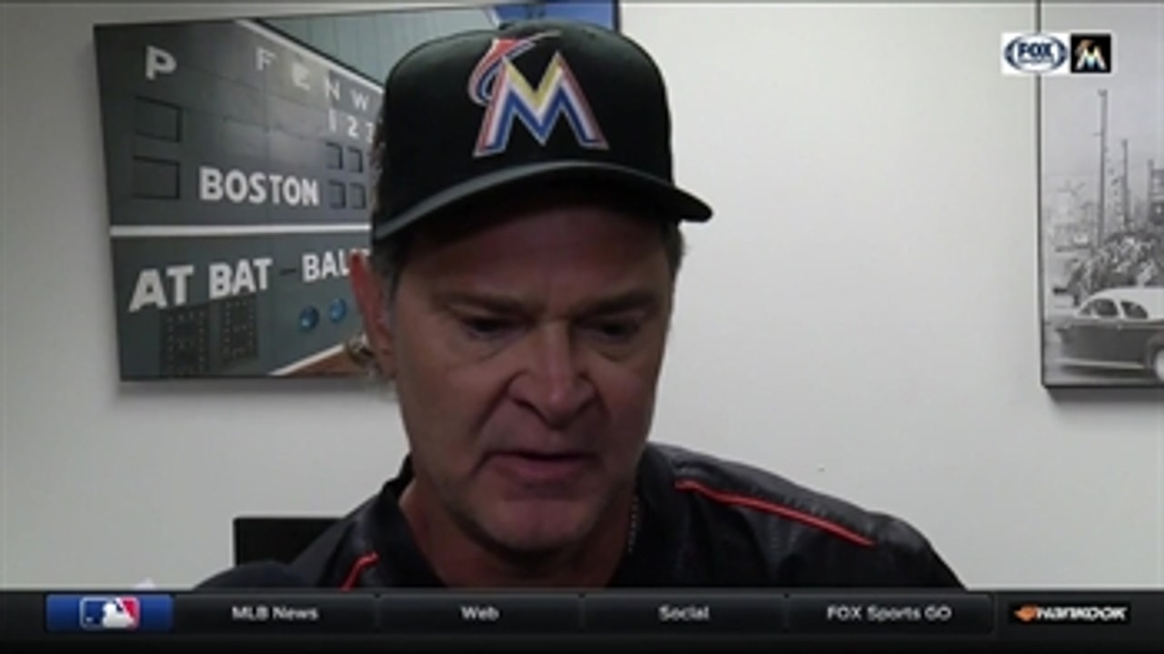 Don Mattingly reacts to loss to Brewers