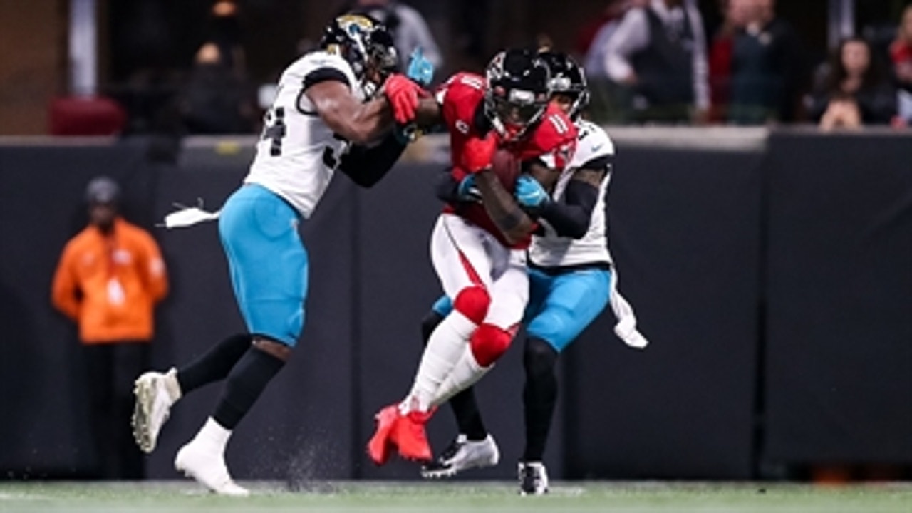 Julio Jones' 10-catch, 166-yard day powers Falcons past Jaguars