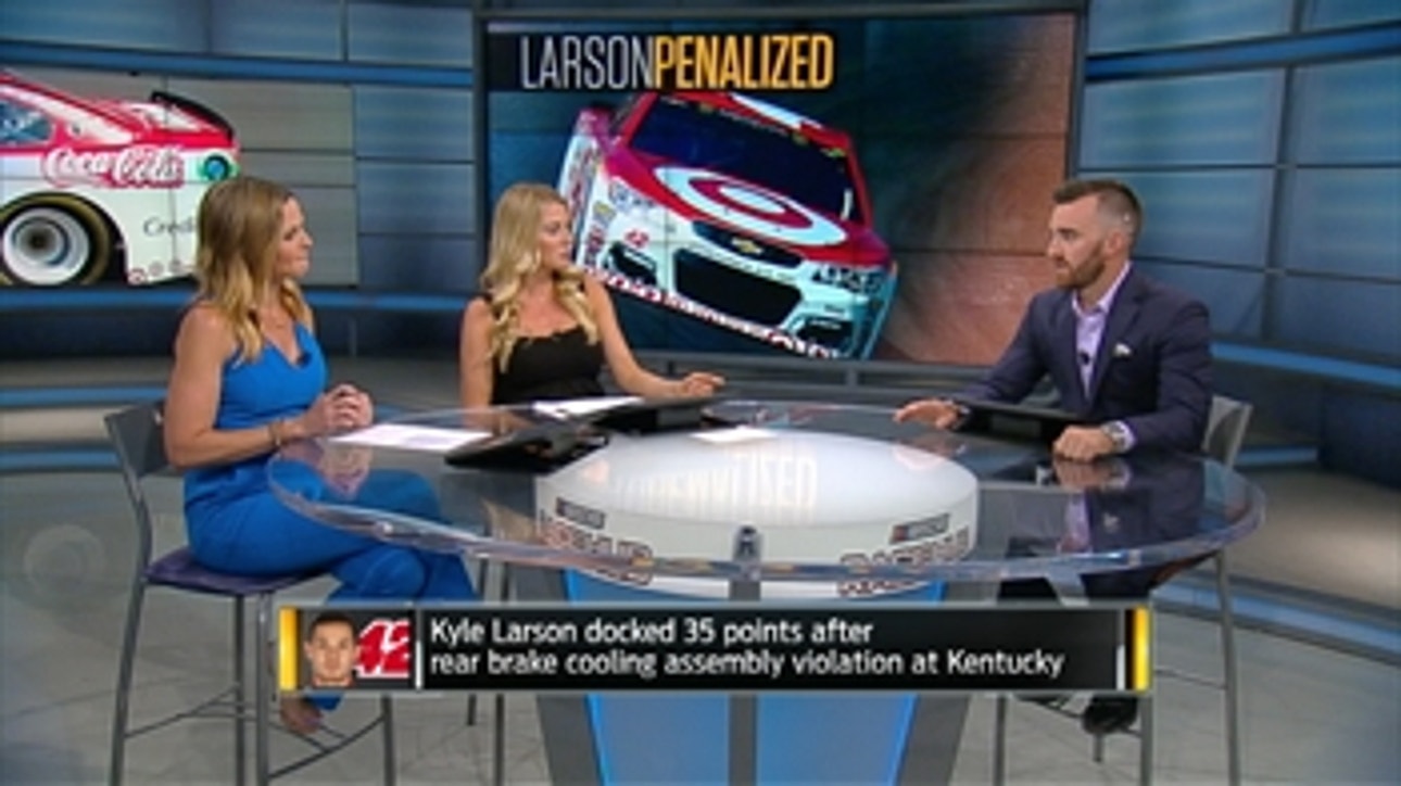 Kyle Larson handed major penalty following Kentucky violation ' NASCAR RACE HUB
