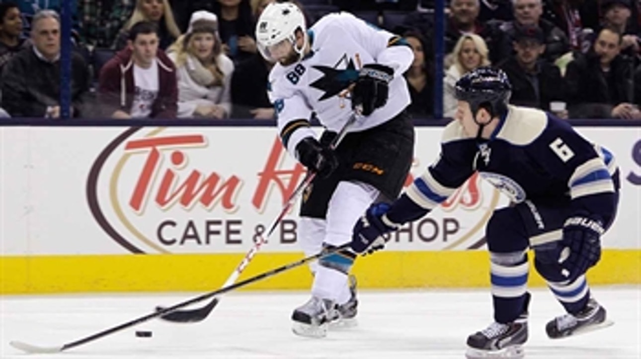 Blue Jackets fall to Sharks in SO