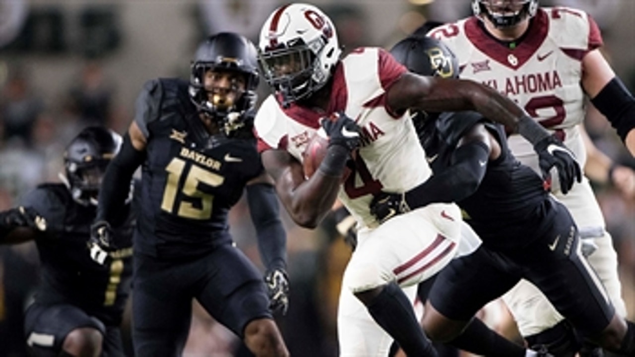 No.3 Oklahoma escapes the upset, hanging on to beat Baylor 49-41
