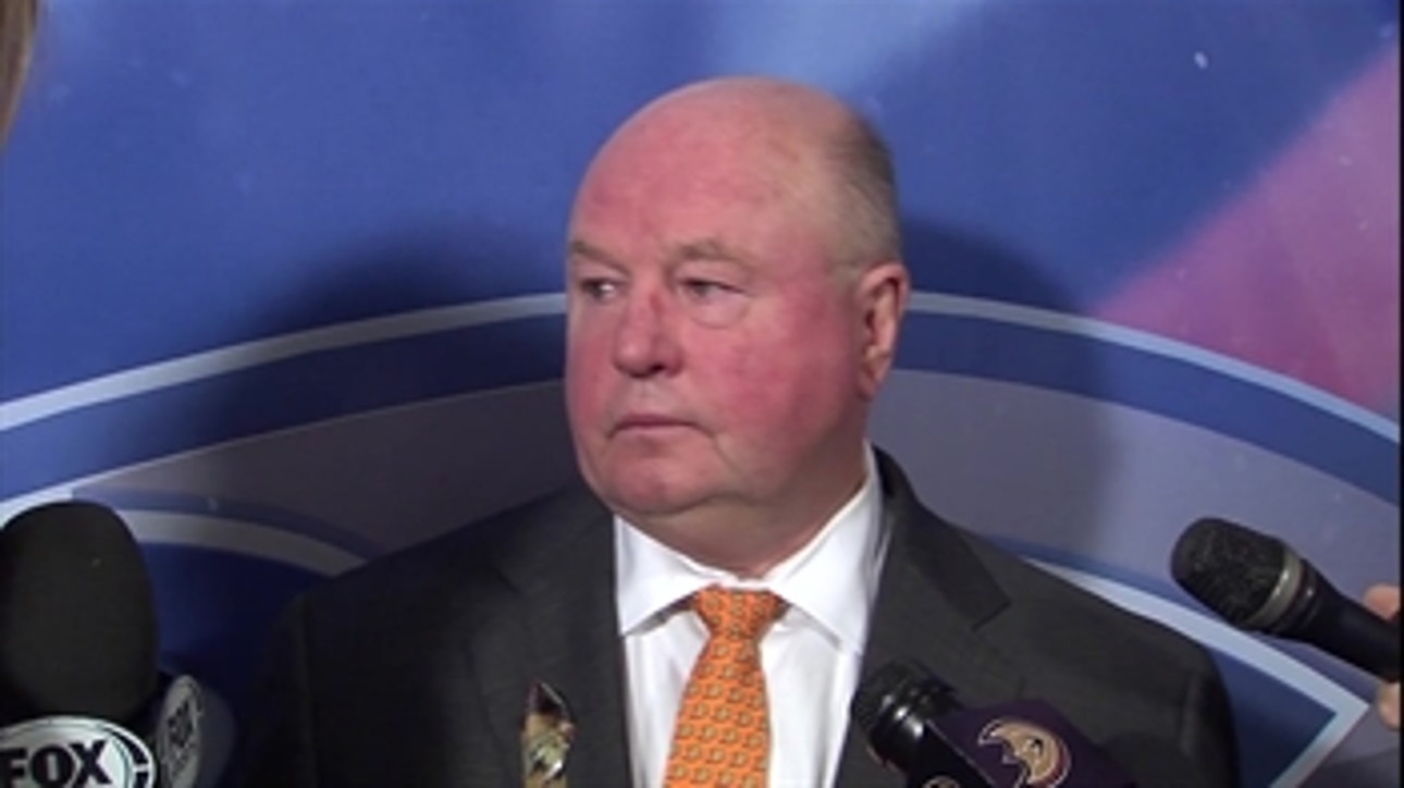 Bruce Boudreau shares his postgame thoughts after Ducks loss to Oilers