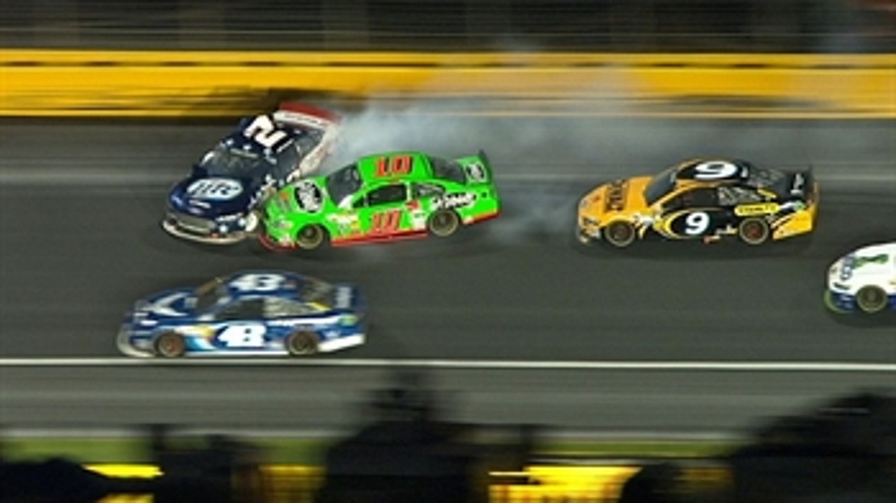 CUP: Danica and Keselowski Wreck - Charlotte 2013