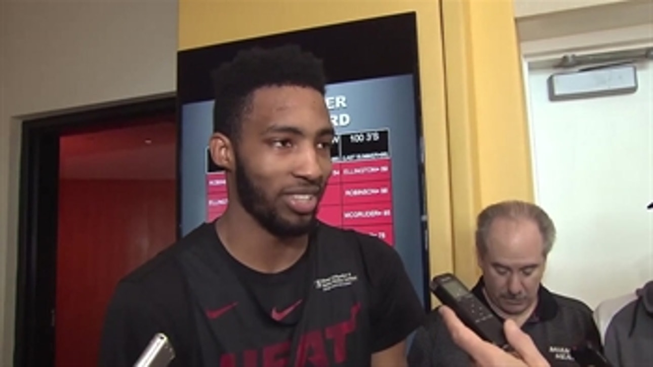 Heat's Derrick Jones Jr. not letting earlier tumble weigh him down