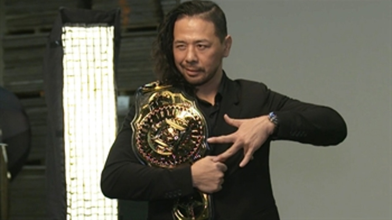 Shinsuke Nakamura cherishes first look at new title: WWE.com Exclusive, Nov. 22, 2019