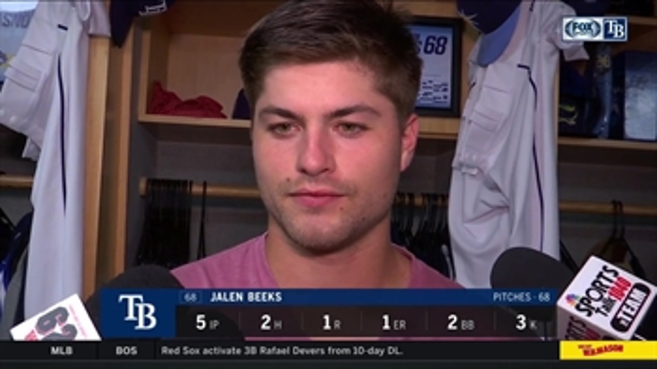 Jalen Beeks: 'I mixed my pitches pretty well'