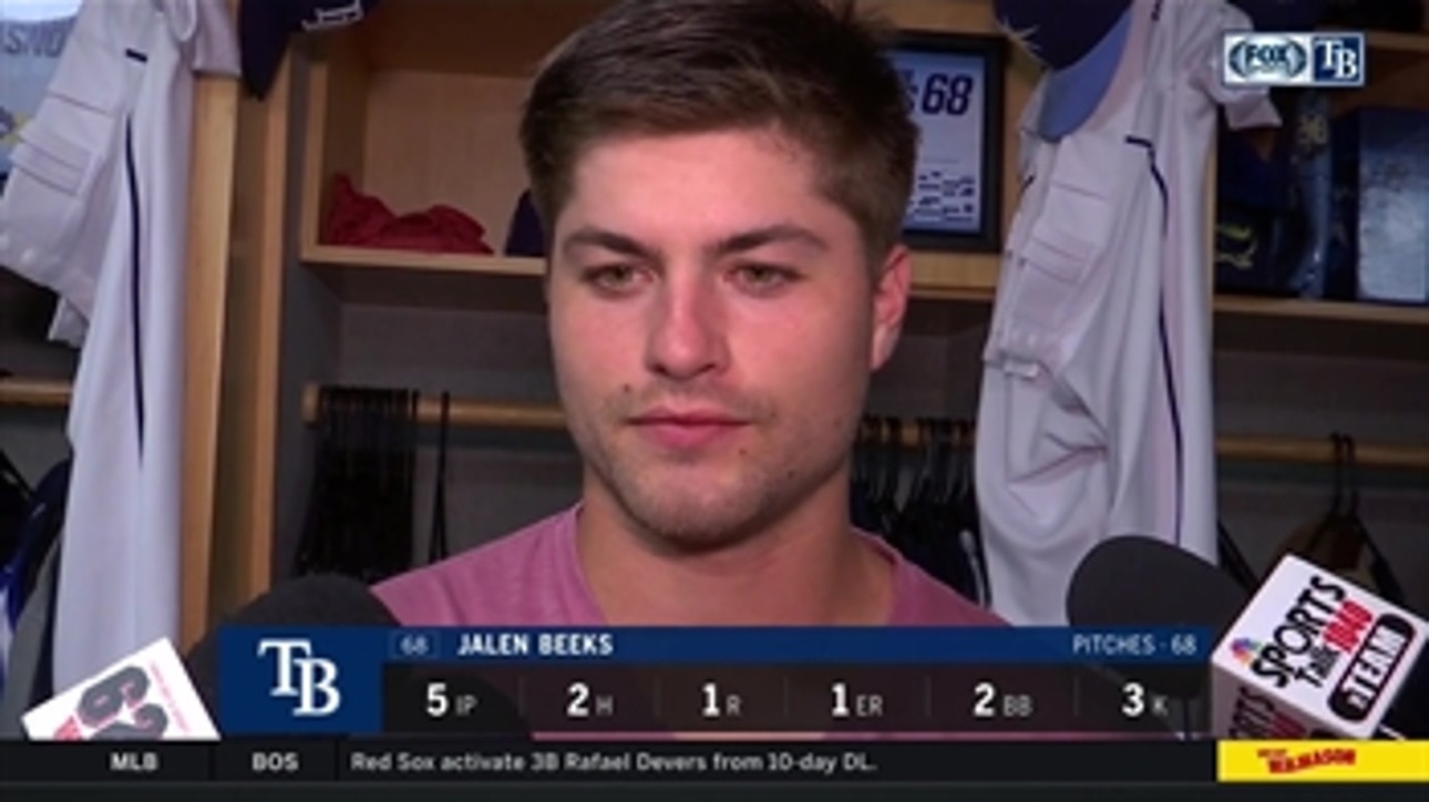 Jalen Beeks: 'I mixed my pitches pretty well'