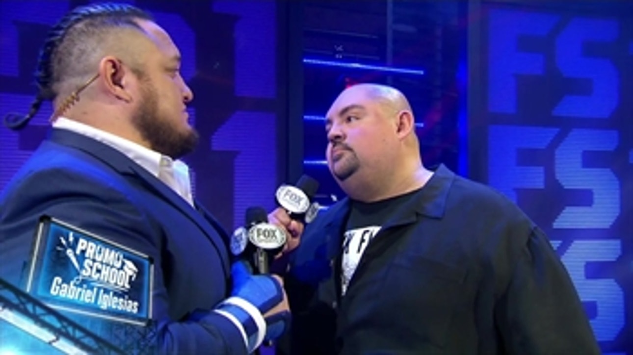 Samoa Joe takes Gabriel Iglesias to Promo School ' WWE BACKSTAGE