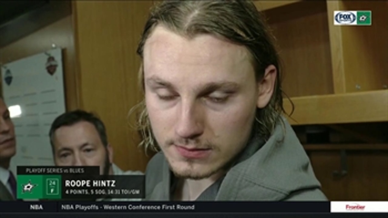 Roope Hintz on Stars getting the Win on the Road to tie the Series