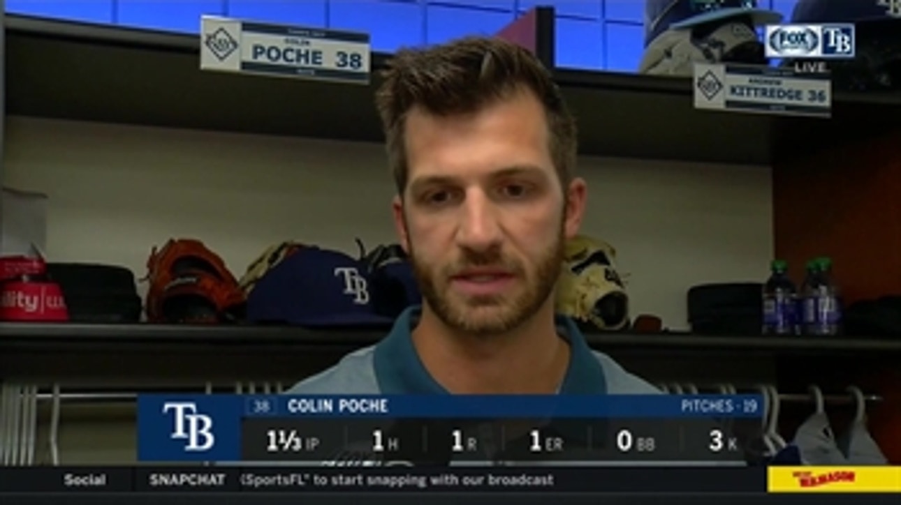 Colin Poche talks execution breakdown after Rays' extra-innings loss
