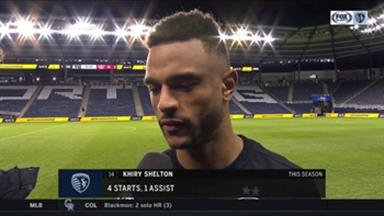 Khiry Shelton: 'It was important for us to get that first goal'