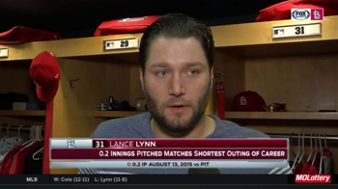 Lance Lynn: 'A couple things didn't go my way' in loss to Pirates