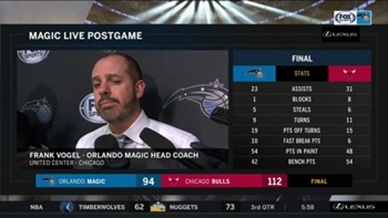Frank Vogel: We didn't guard well enough, we didn't play defense well enough