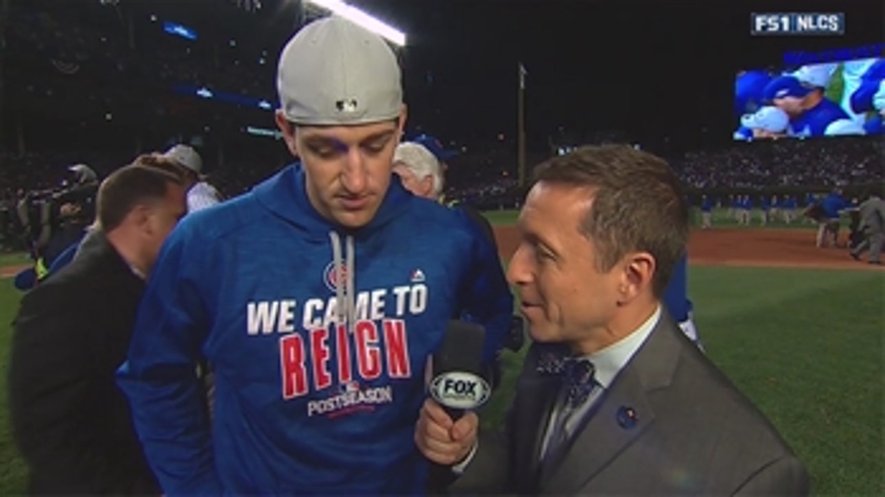 Kyle Hendricks on clinching NL pennant: 'This is unbelievable'