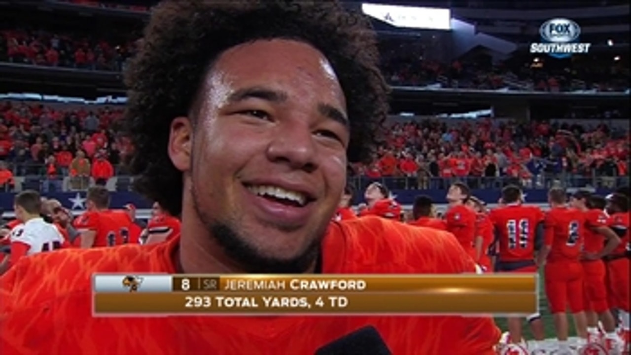 Jeremiah Crawford on Mineola winning 1st State Championship