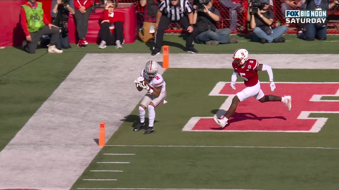 C.J. Stroud connects with Chris Olave for three-yard TD, Ohio State takes 10-0 lead over Nebraska