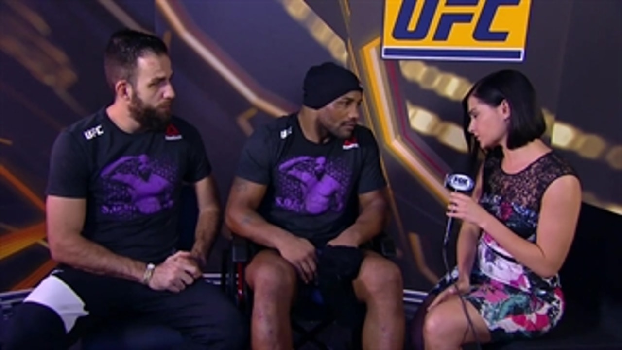 Yoel Romero talks to Megan Olivi post-fight ' INTERVIEW ' UFC 221
