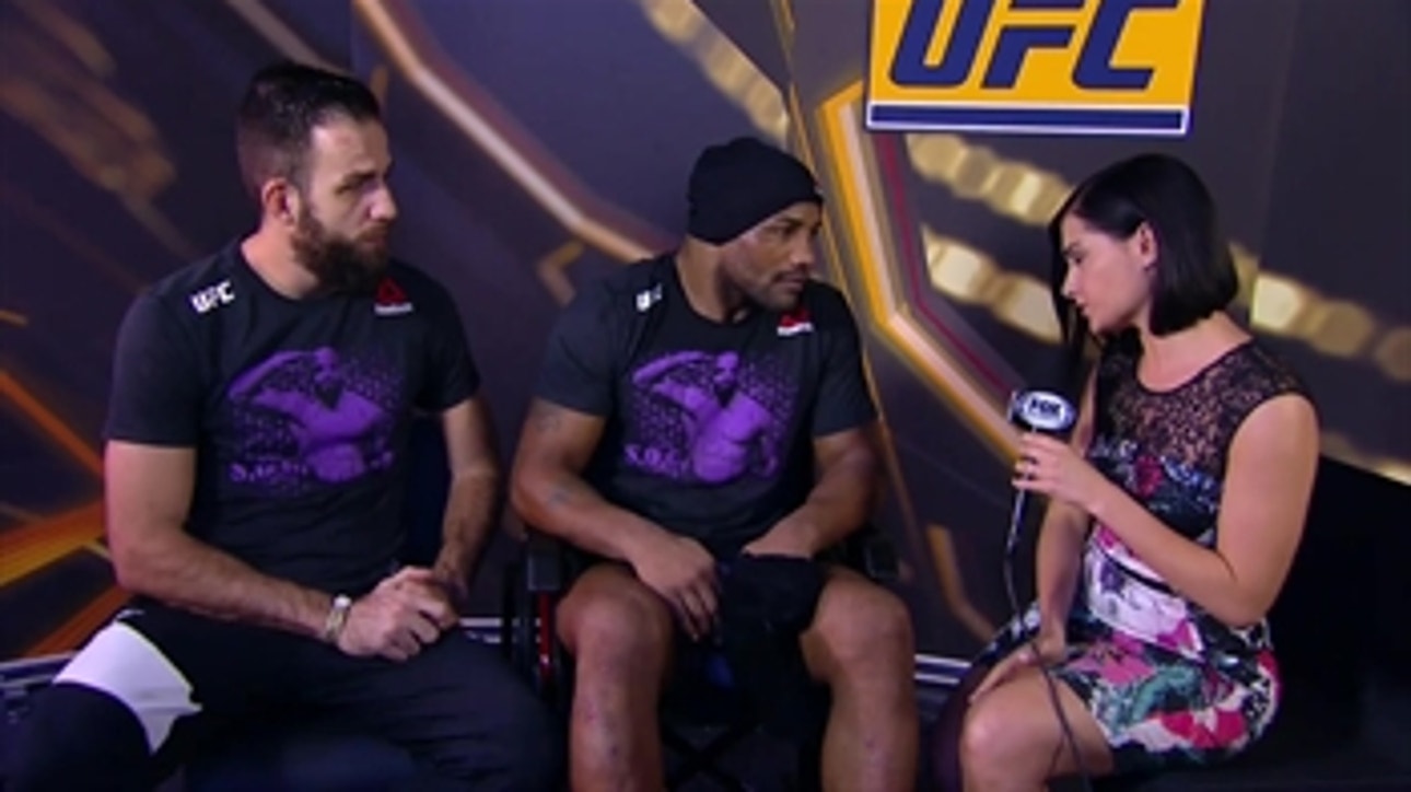 Yoel Romero talks to Megan Olivi post-fight ' INTERVIEW ' UFC 221