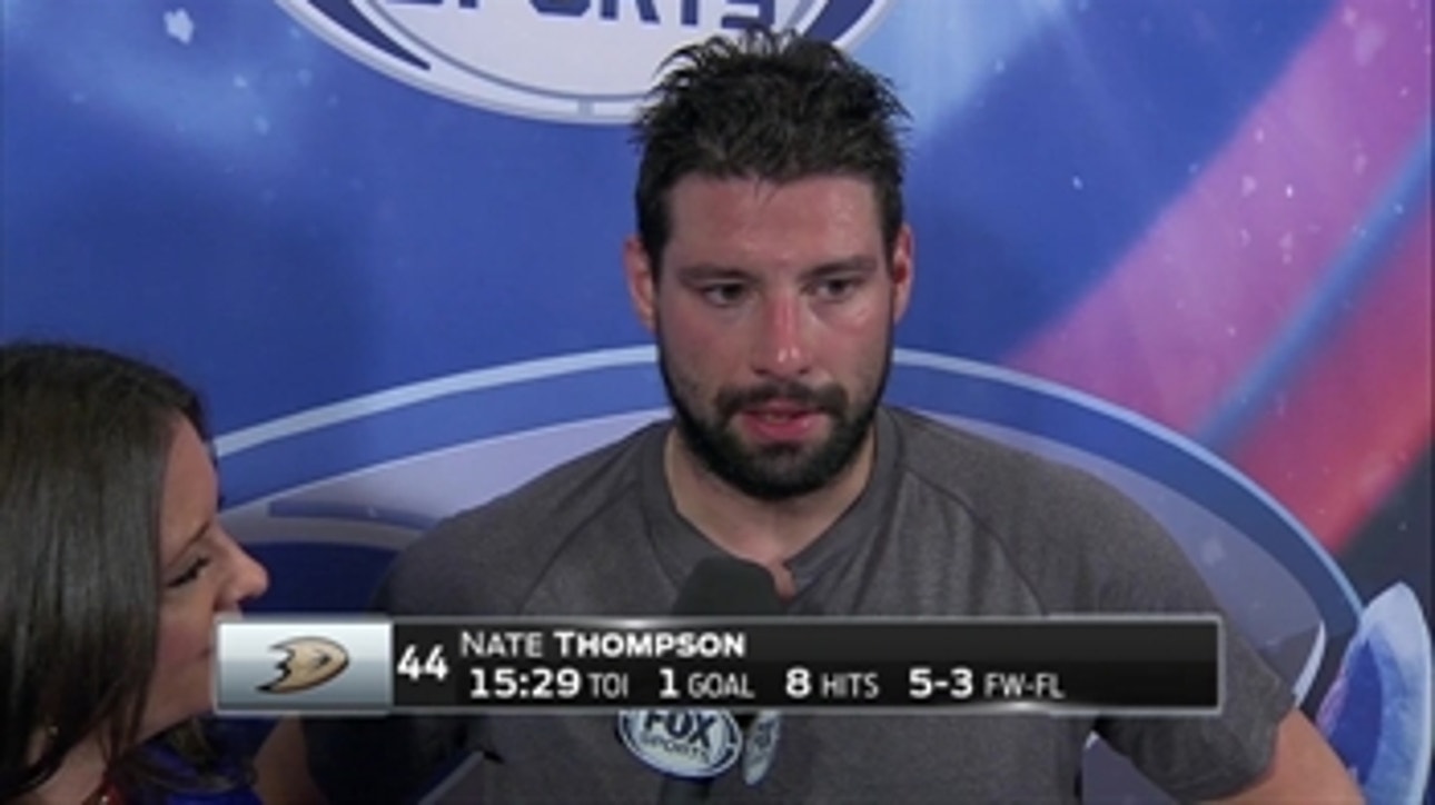 Nate Thompson postgame: We got into penalty trouble too often